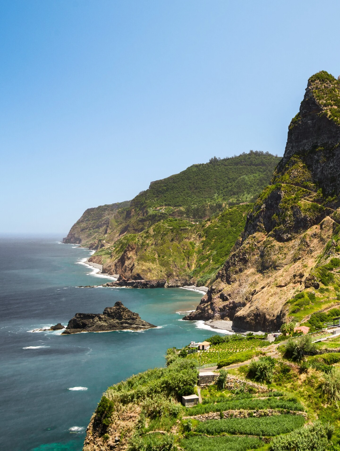 Azores with nature and volcans